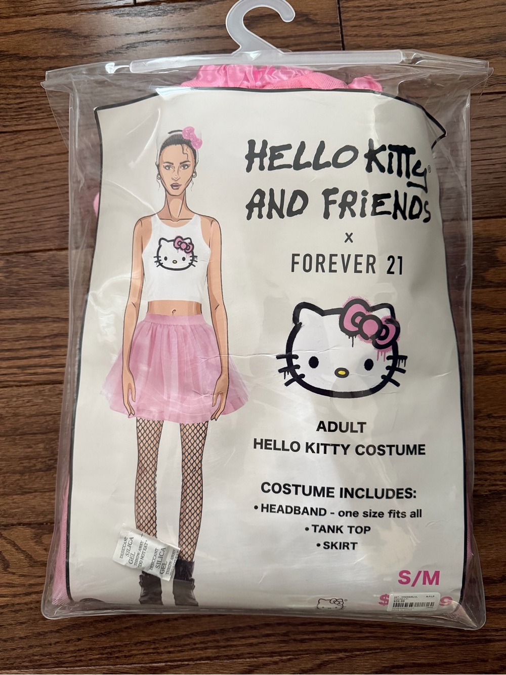 Forever 21 Pink Hello Kitty Costume Set - Tank, Skirt & Headband